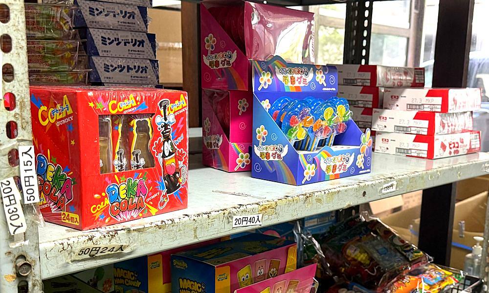 駄菓子棚(商品棚イメージ)
